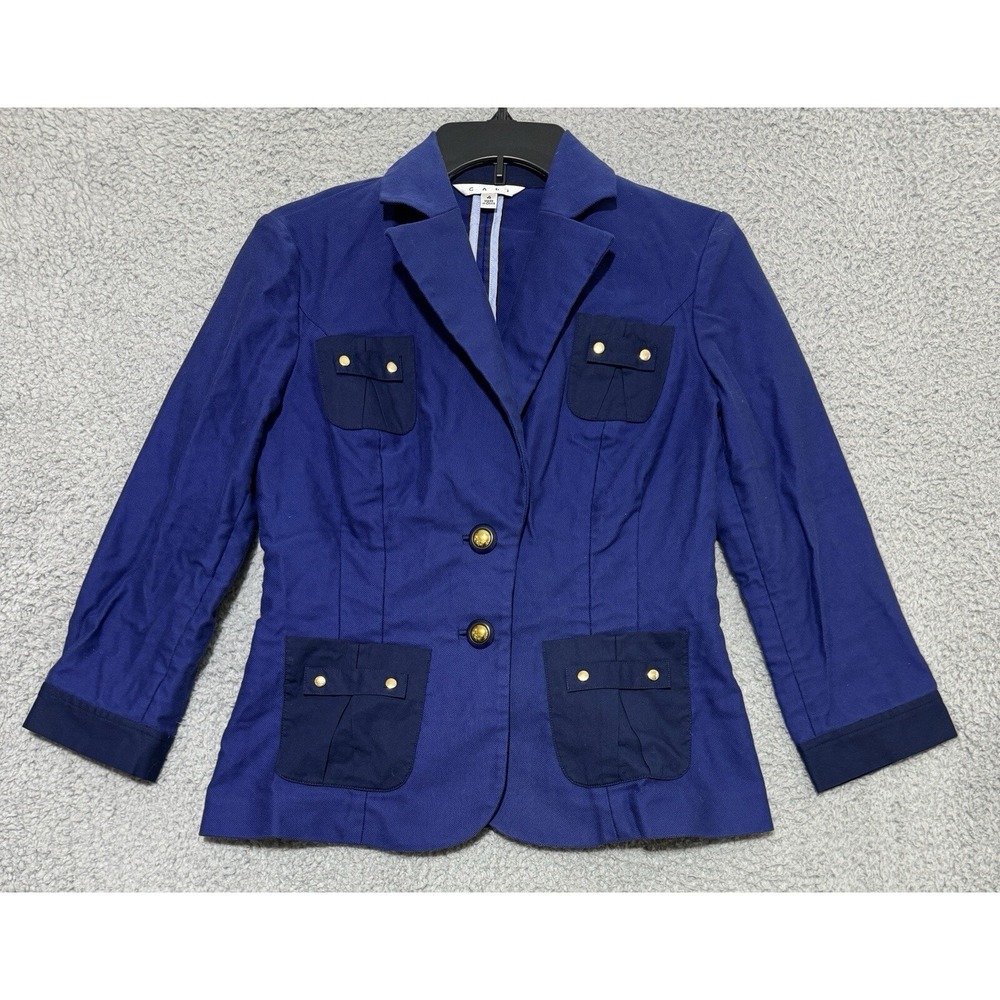Cabi Blueberry Resort Two Button Blazer Womens Size 4